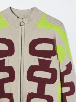 PARFOIS Cárdigan De Punto Jacquard Multicor Outlet
