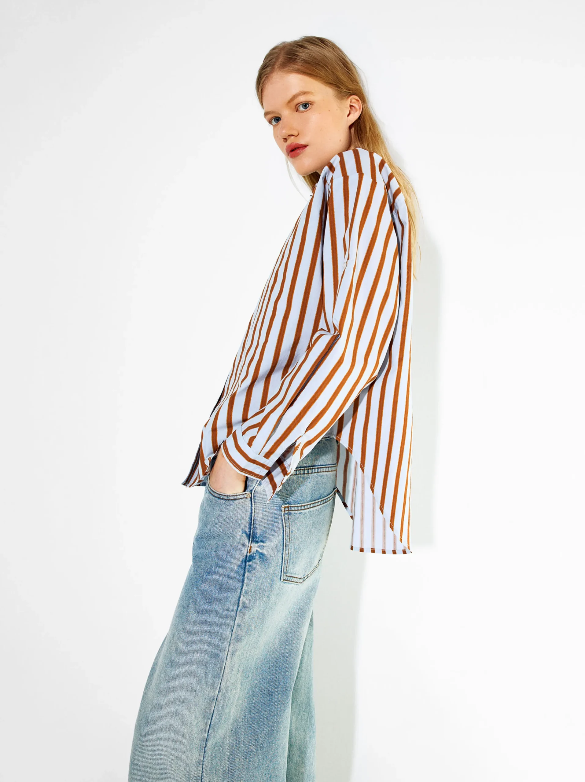 PARFOIS Camisa 100% Algodón Multicor Outlet