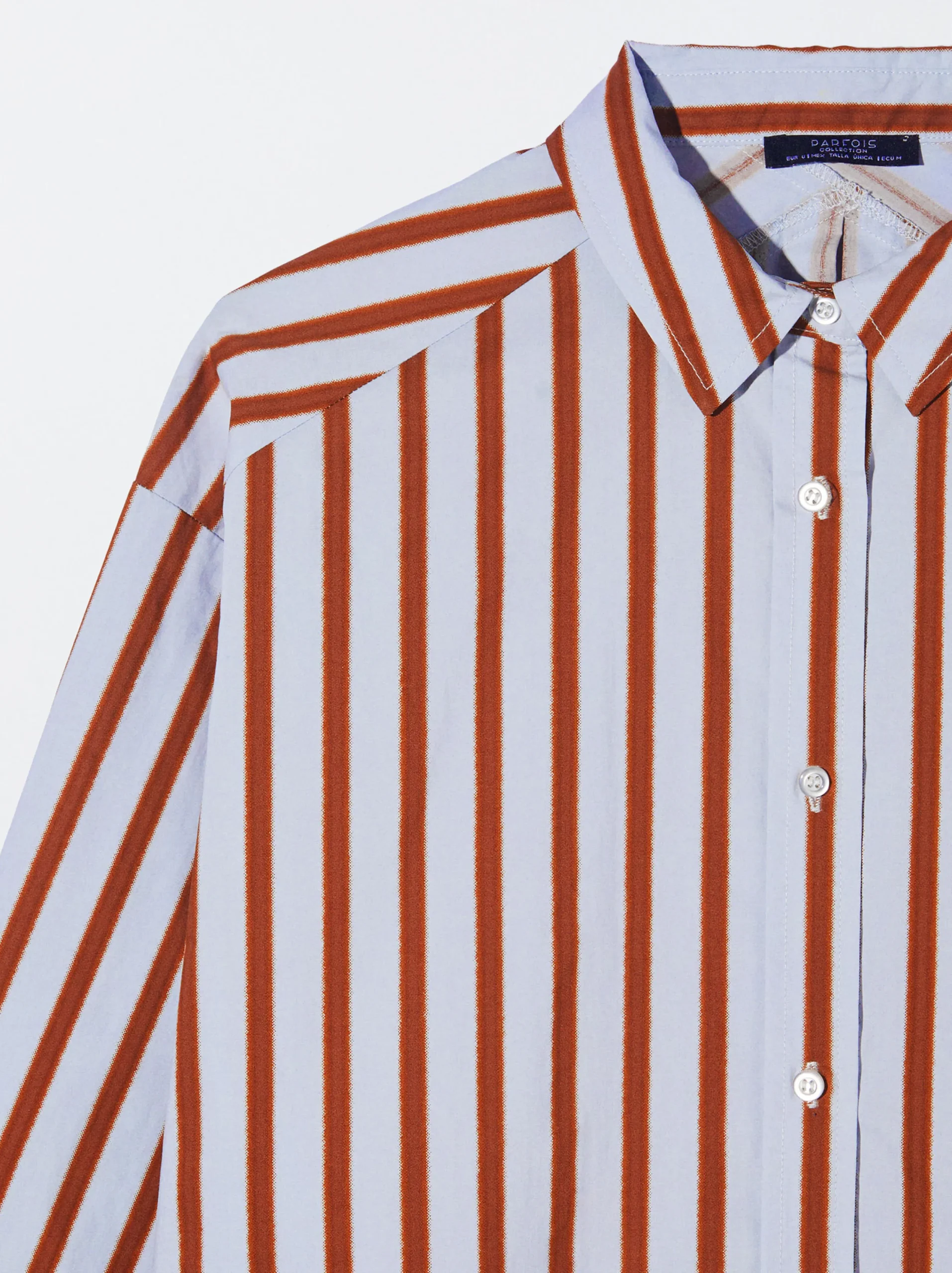 PARFOIS Camisa 100% Algodón Multicor Outlet