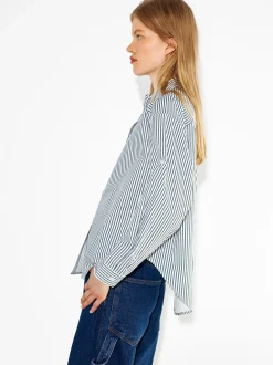 PARFOIS Camisa 100% Algodón Gris New