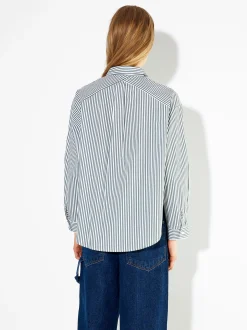 PARFOIS Camisa 100% Algodón Gris New