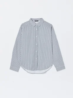 PARFOIS Camisa 100% Algodón Gris New