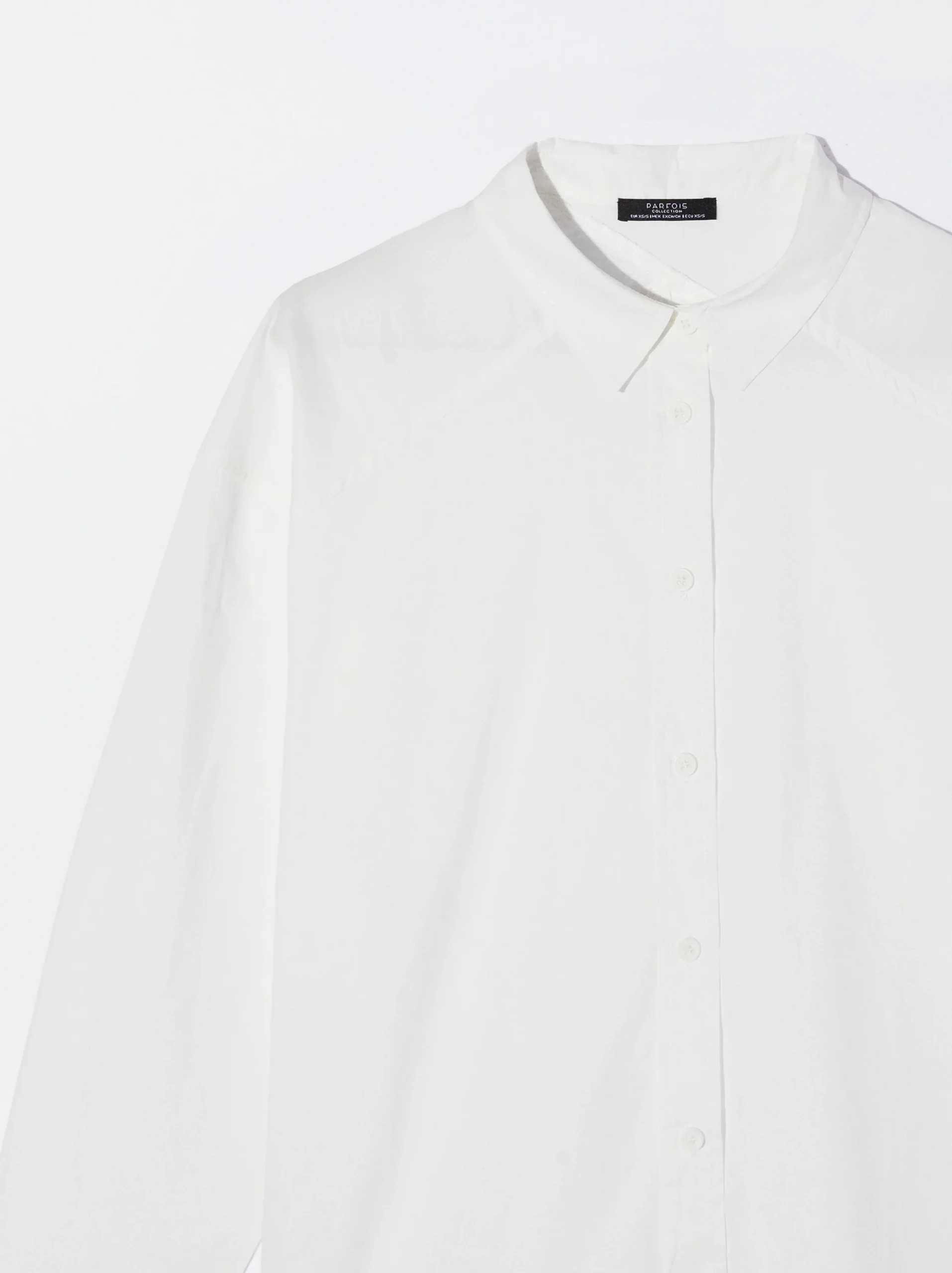 PARFOIS Camisa 100% Algodón Blanco Best