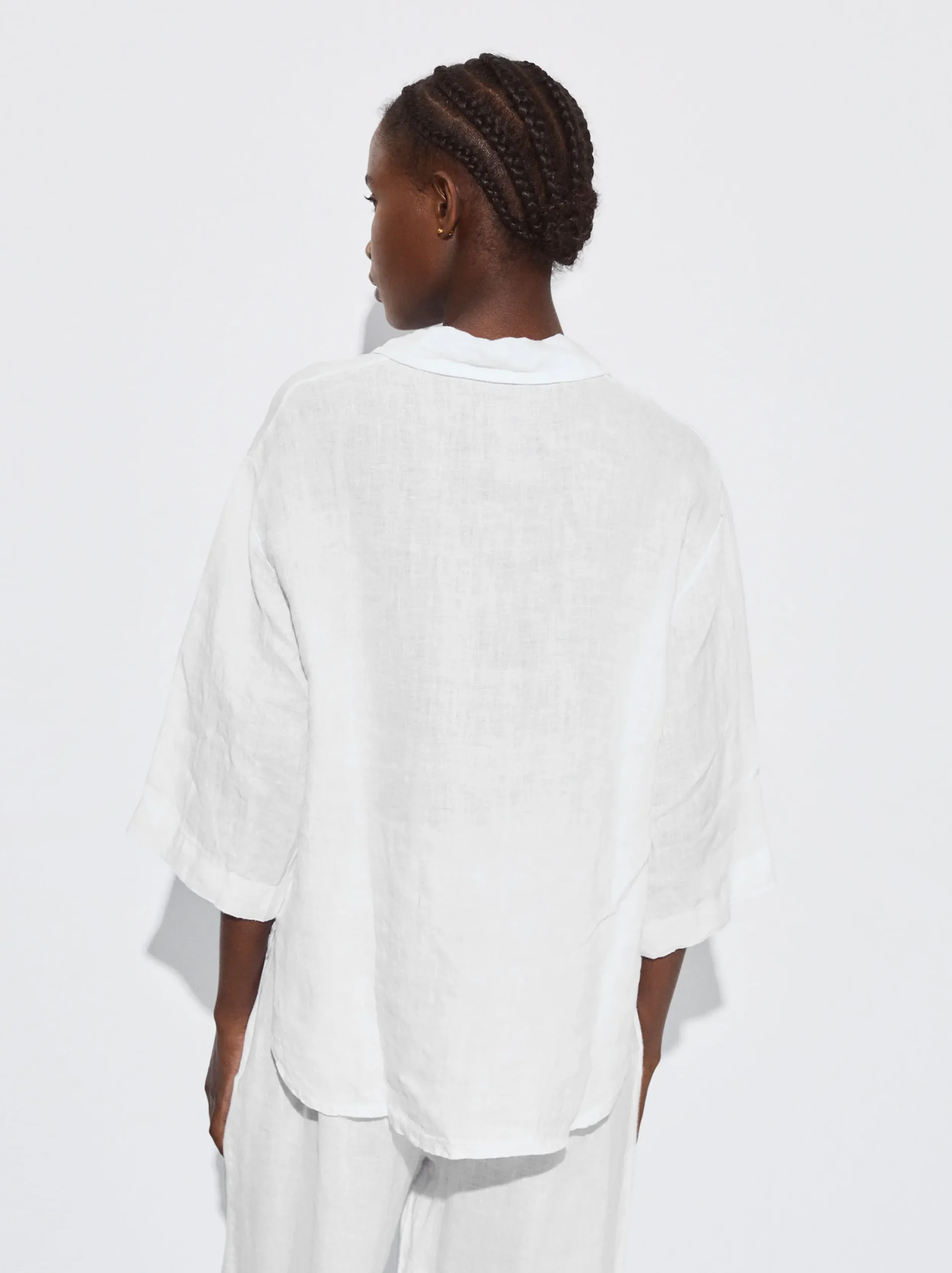 PARFOIS Camisa 100% Lino Crudo Best