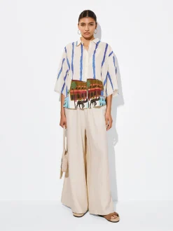 PARFOIS Camisa Algod&oacute;n Estampada Multicor Outlet