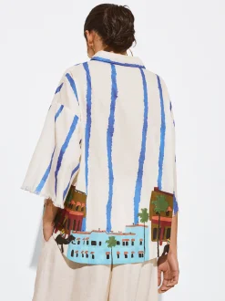 PARFOIS Camisa Algod&oacute;n Estampada Multicor Outlet