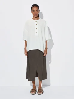 PARFOIS Camisa Con Estructura Crudo Best Sale