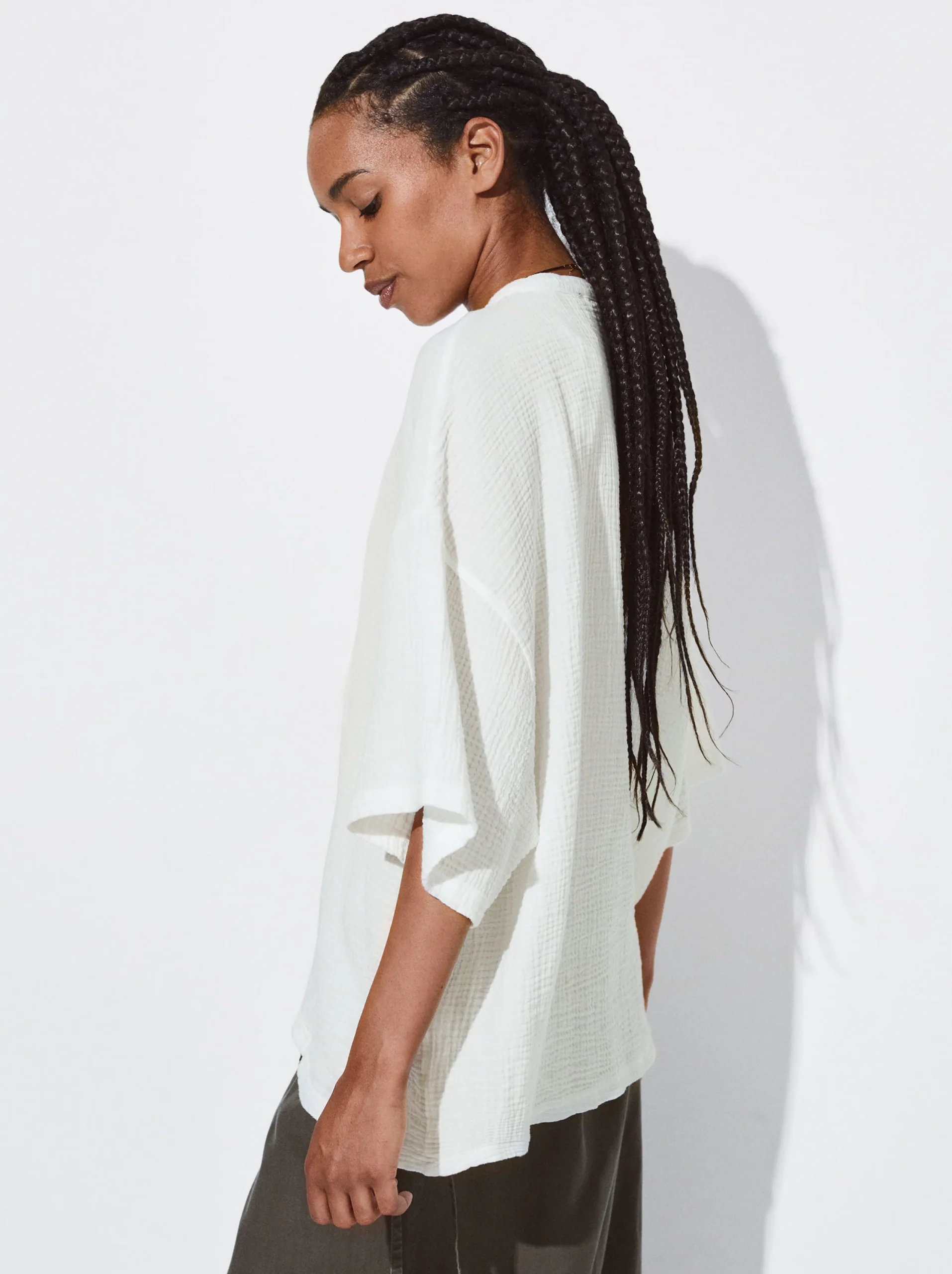 PARFOIS Camisa Con Estructura Crudo Best Sale