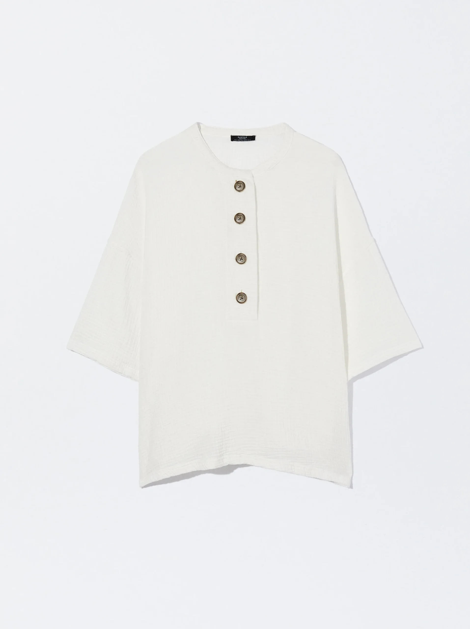 PARFOIS Camisa Con Estructura Crudo Best Sale
