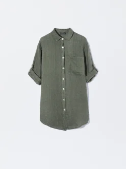 PARFOIS Camisa De Lino Caqui New