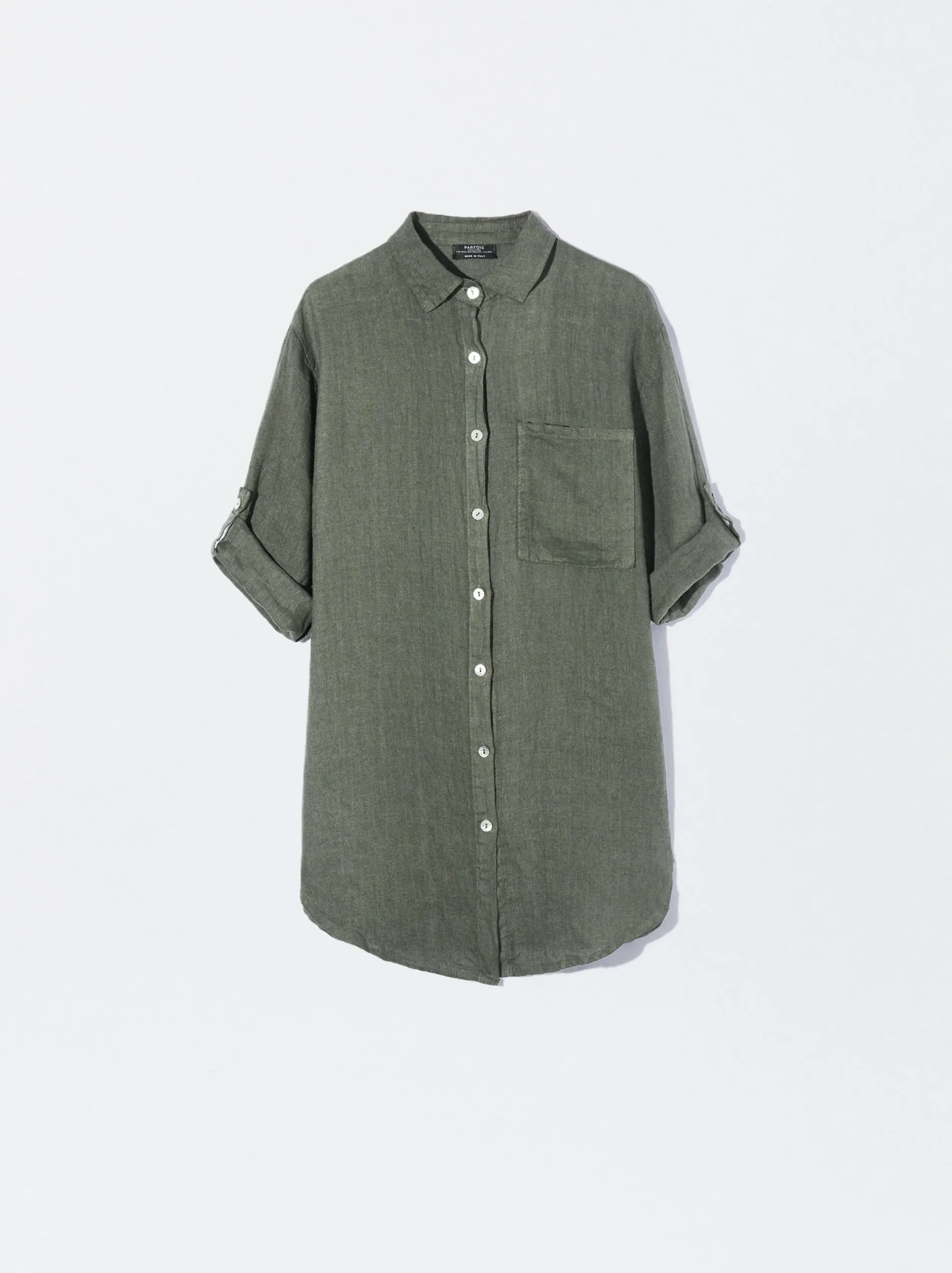 PARFOIS Camisa De Lino Caqui New