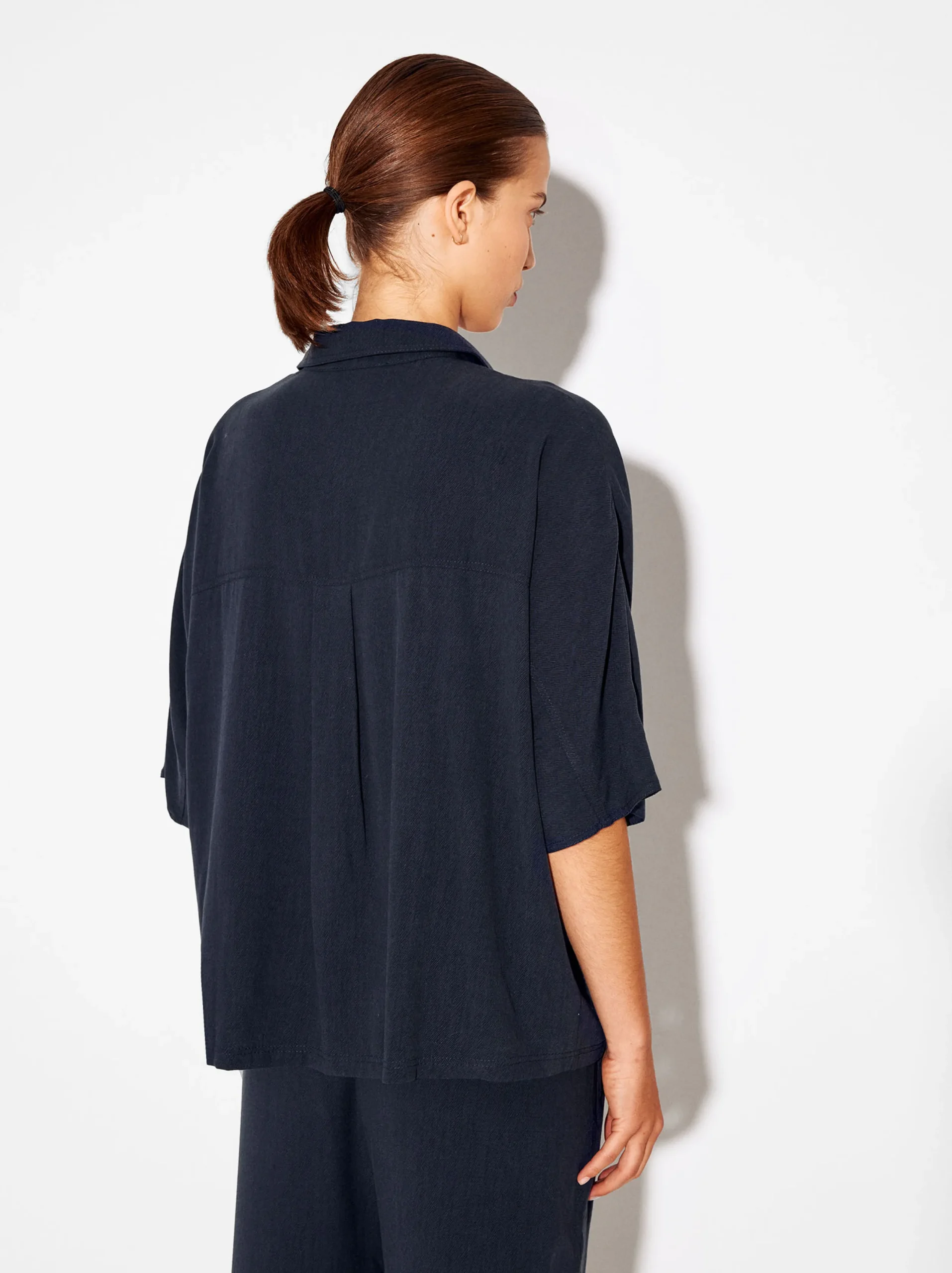 PARFOIS Camisa De Lyocell Azul Hot