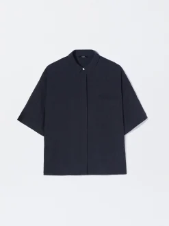PARFOIS Camisa De Lyocell Azul Hot