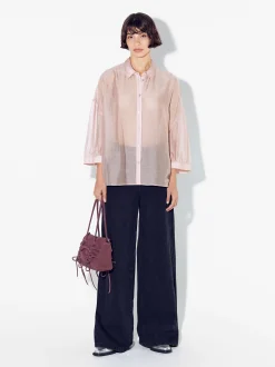 PARFOIS Camisa De Lyocell Rosa Fashion