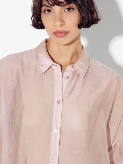 PARFOIS Camisa De Lyocell Rosa Fashion