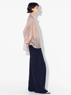 PARFOIS Camisa De Lyocell Rosa Fashion