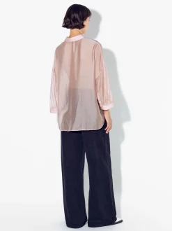 PARFOIS Camisa De Lyocell Rosa Fashion