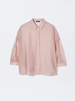 PARFOIS Camisa De Lyocell Rosa Fashion