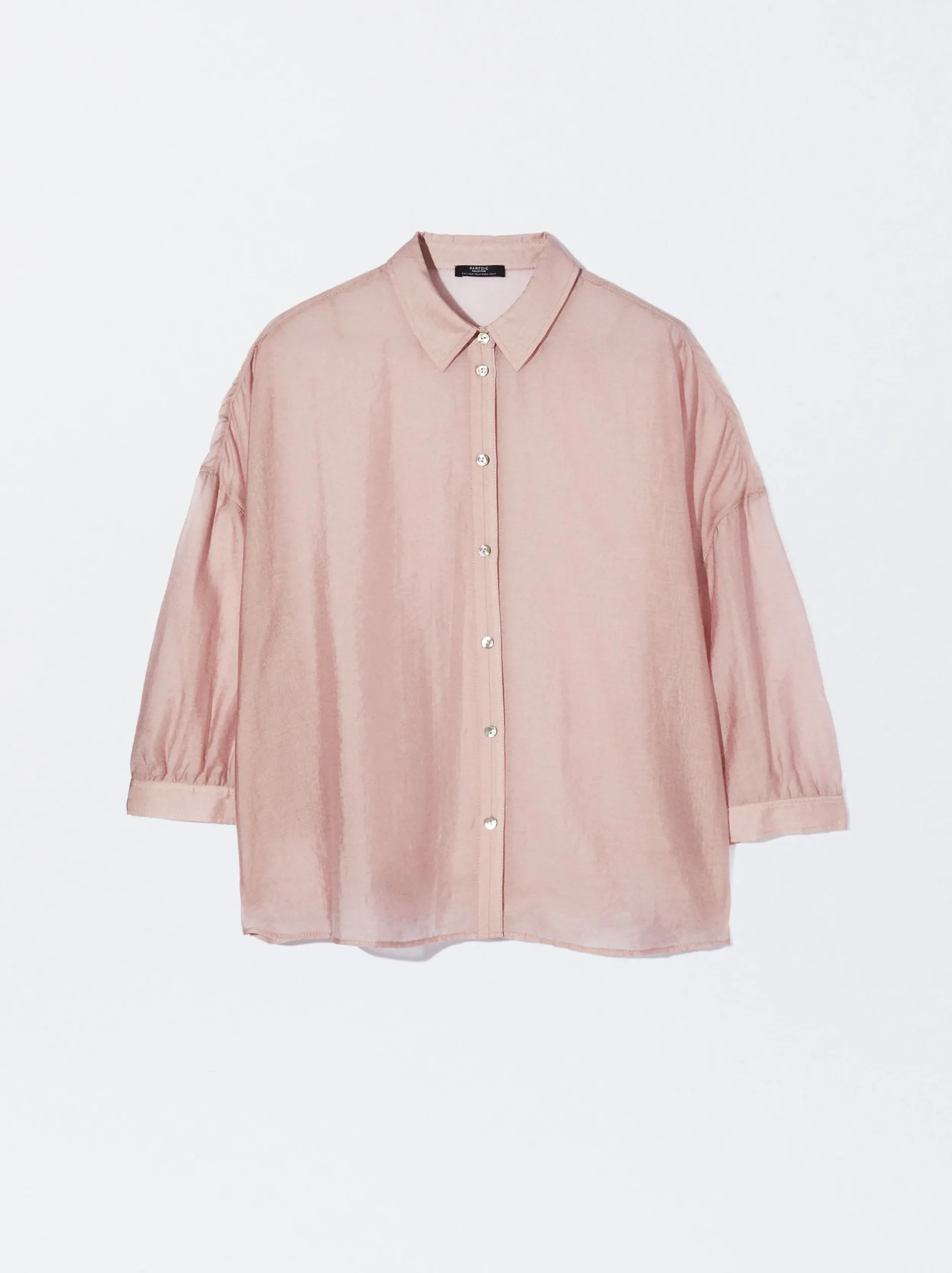 PARFOIS Camisa De Lyocell Rosa Fashion