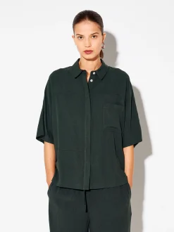 PARFOIS Camisa De Lyocell Verde Store