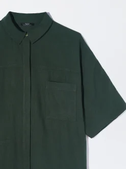 PARFOIS Camisa De Lyocell Verde Store