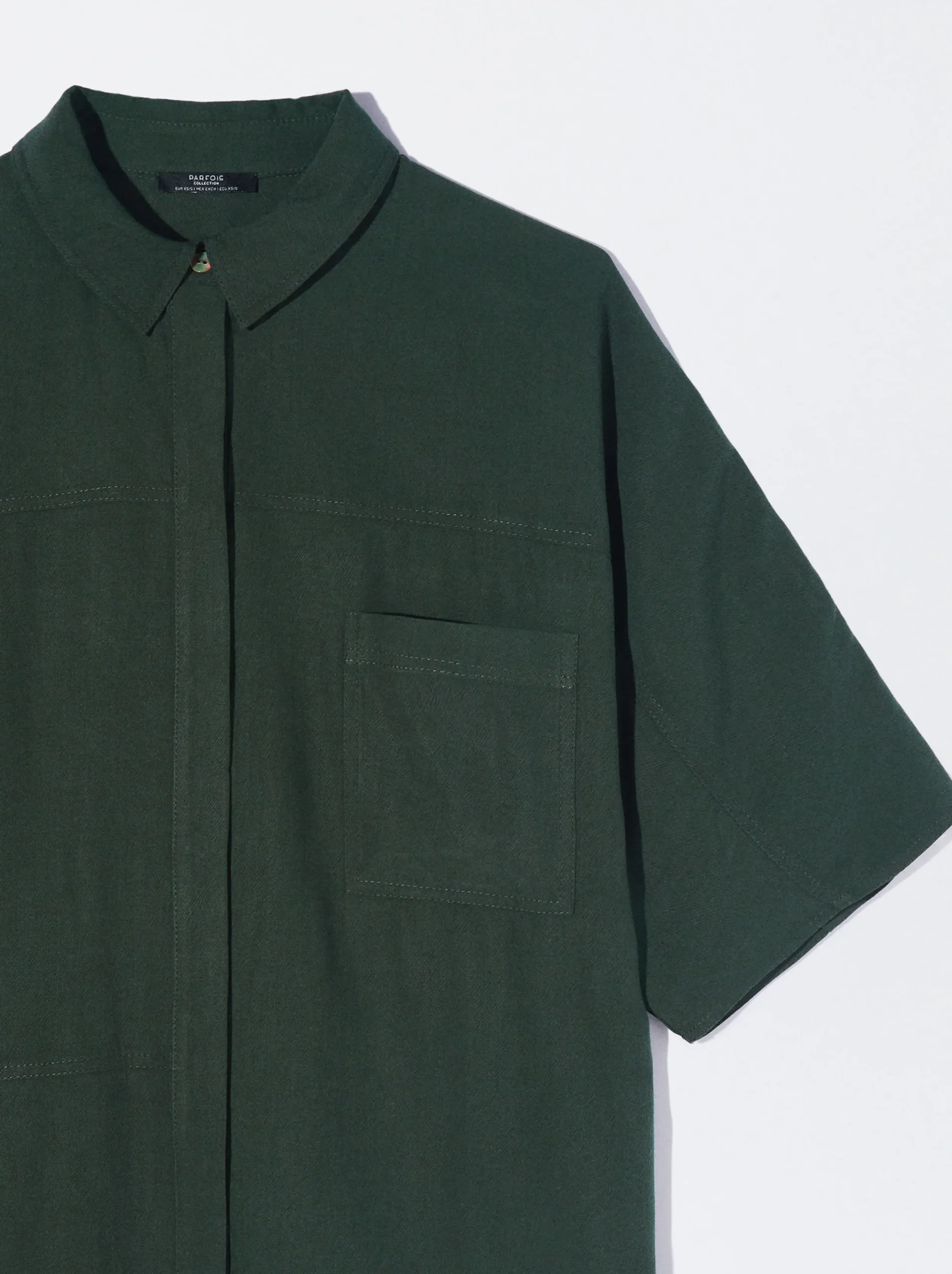 PARFOIS Camisa De Lyocell Verde Store