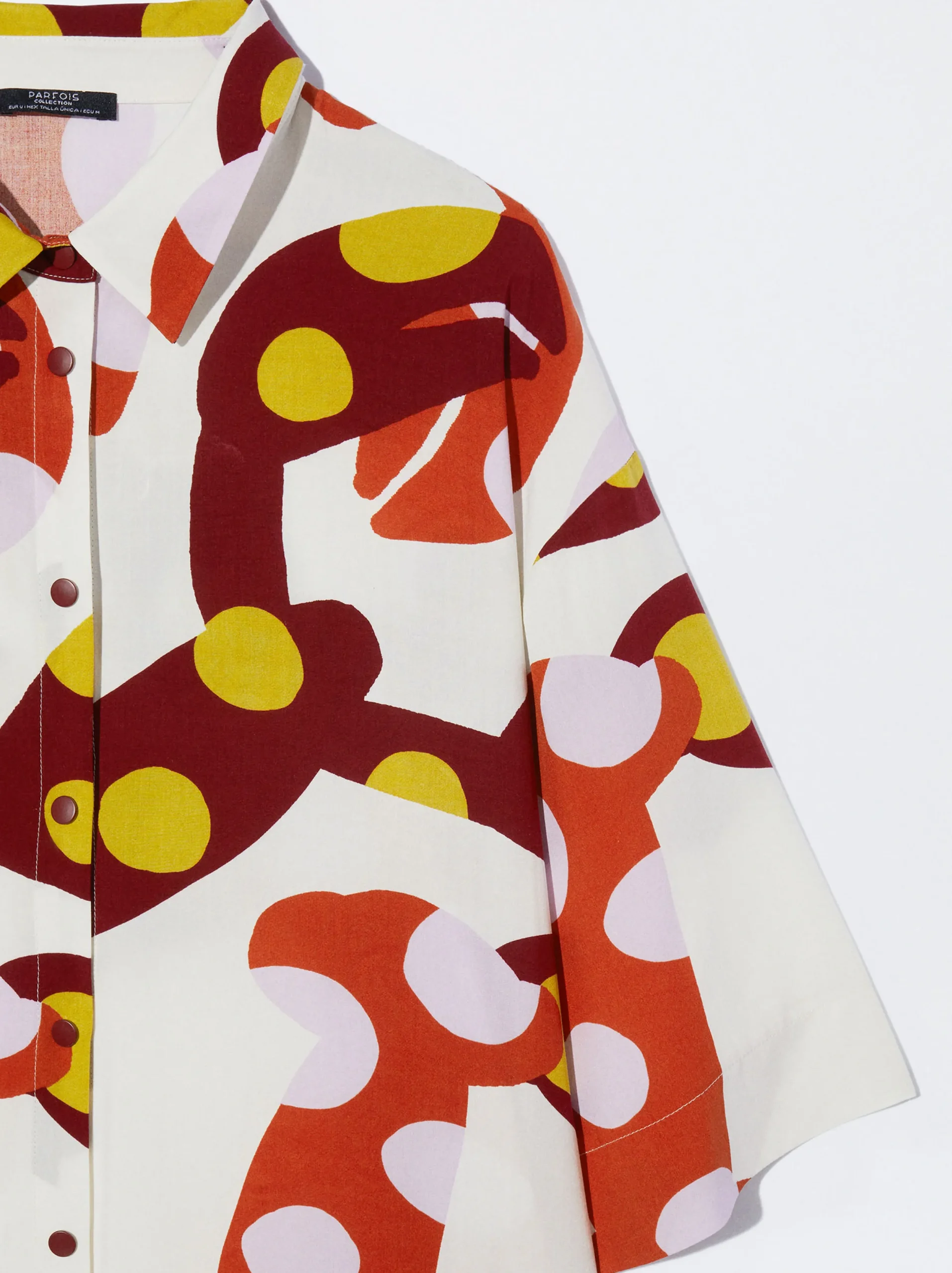 PARFOIS Camisa Estampada Multicor Clearance