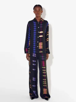 PARFOIS Camisa Estampada Multicor Fashion