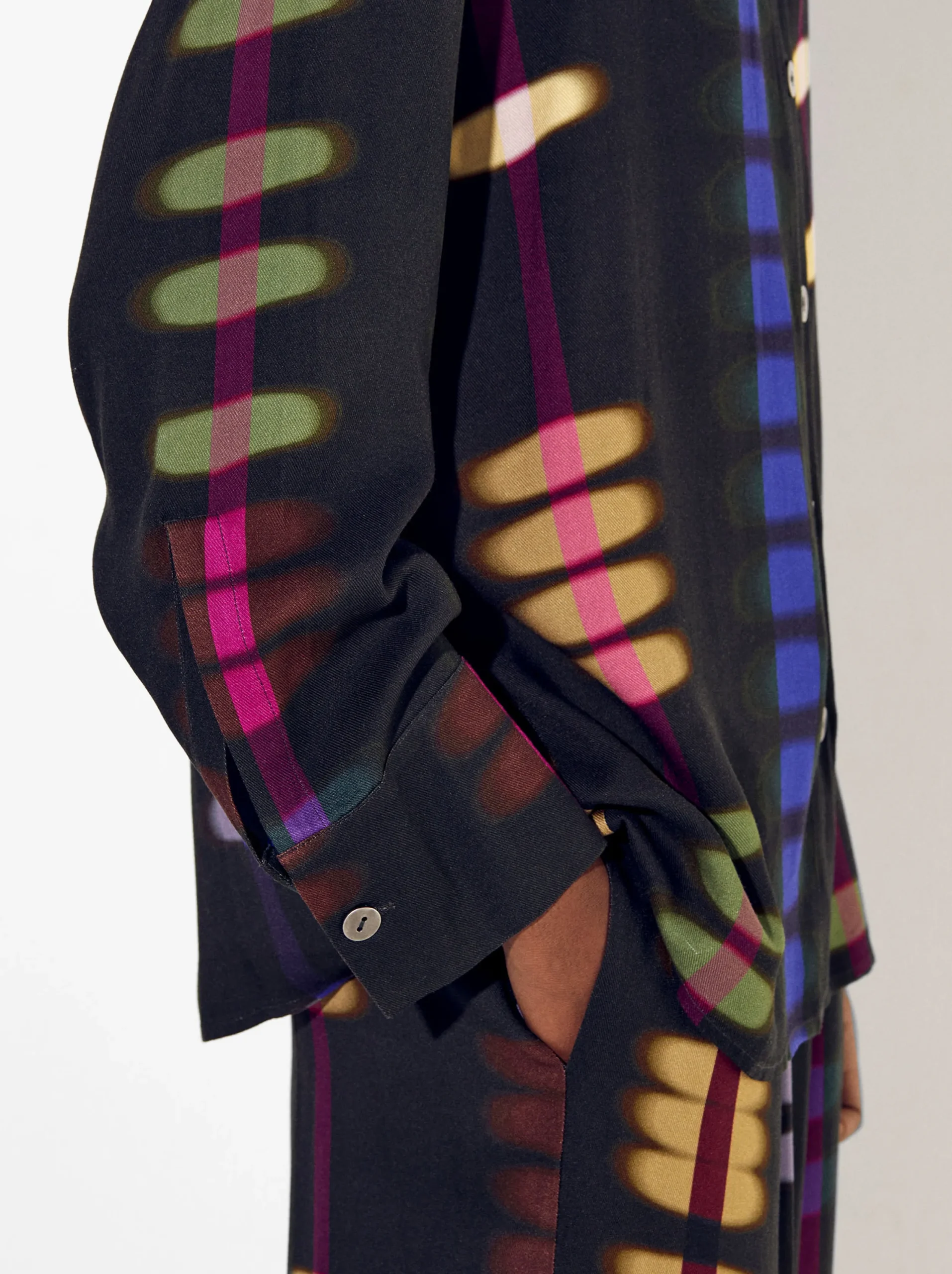 PARFOIS Camisa Estampada Multicor Fashion