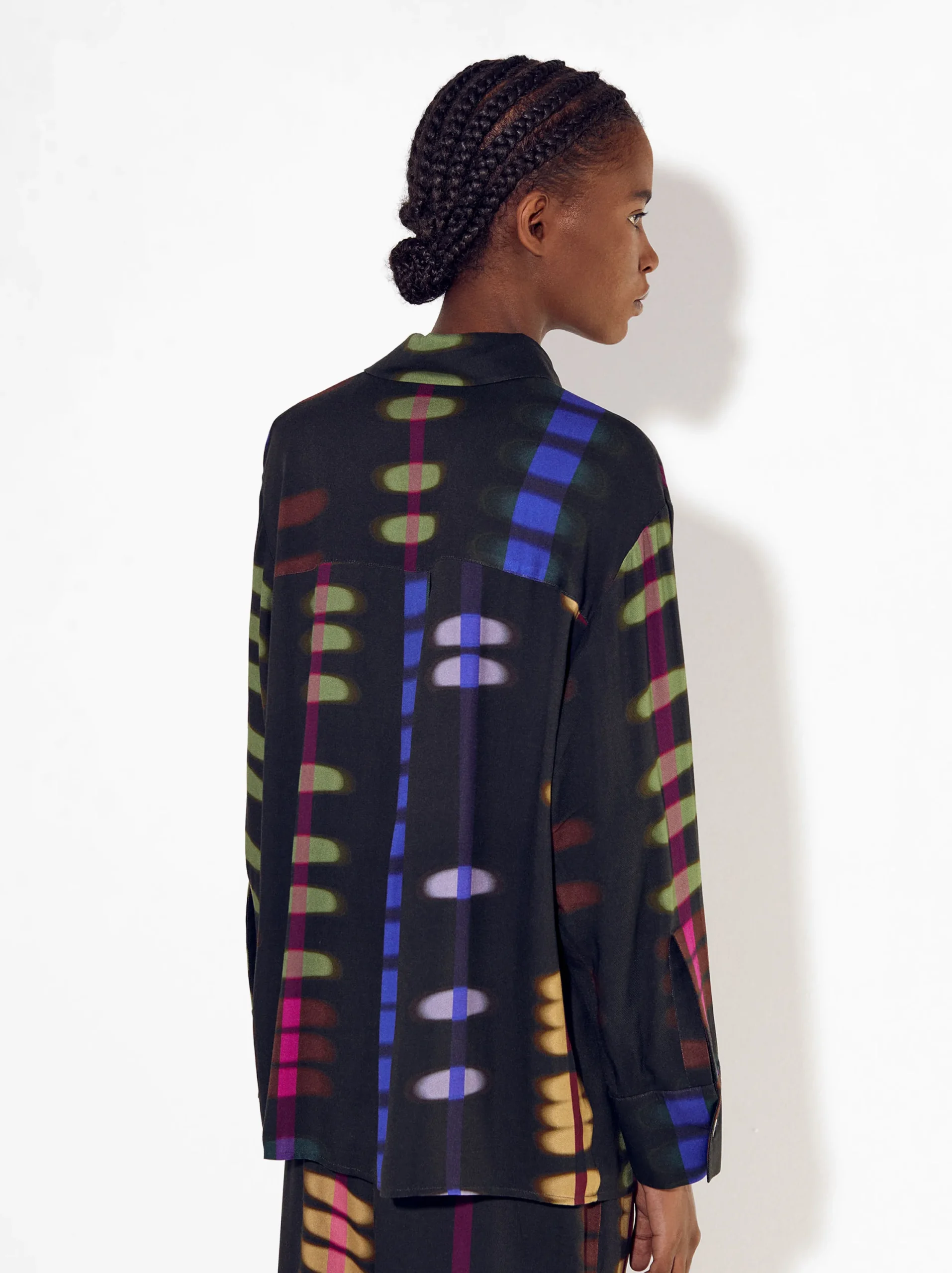 PARFOIS Camisa Estampada Multicor Fashion
