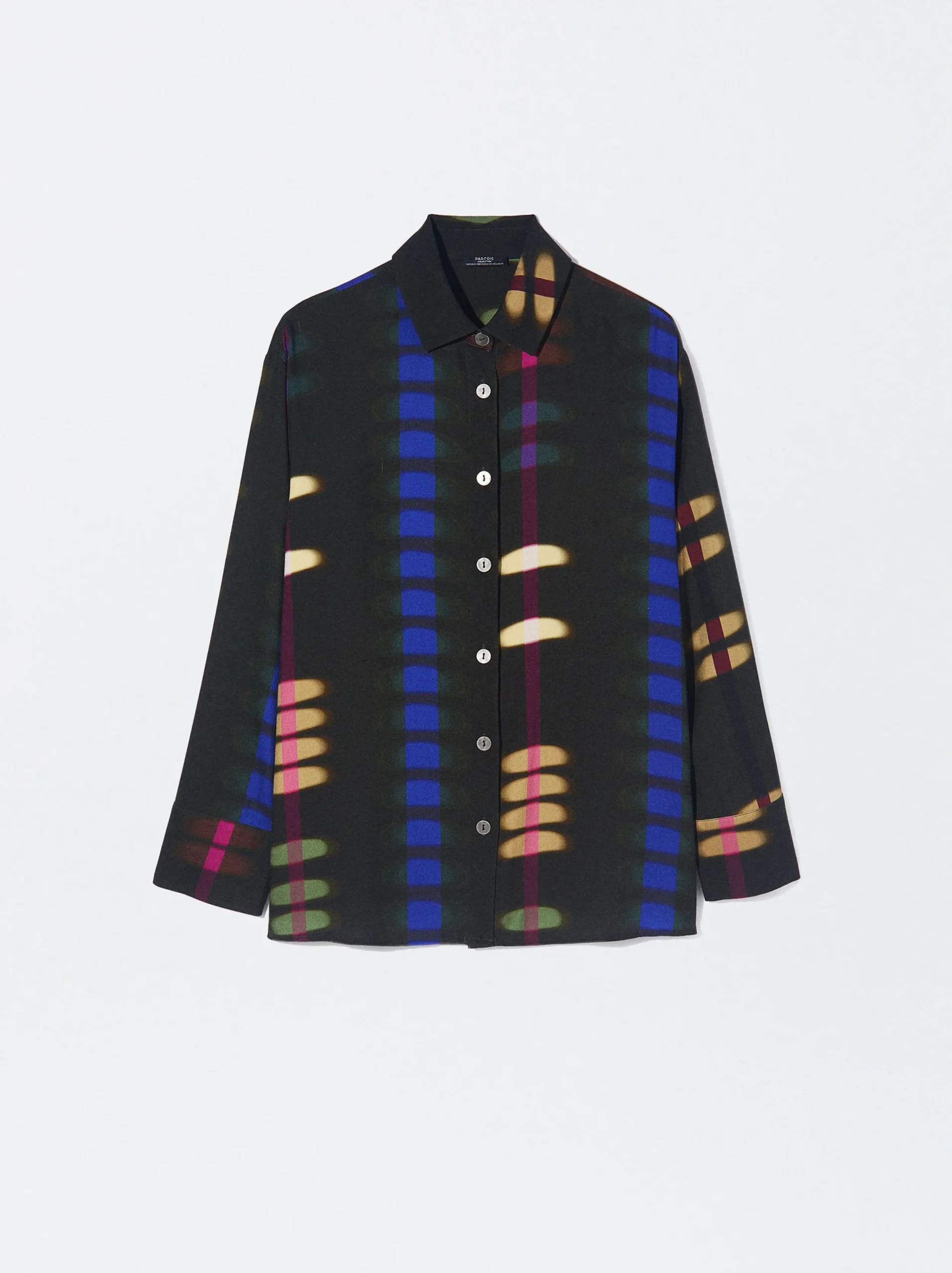 PARFOIS Camisa Estampada Multicor Fashion