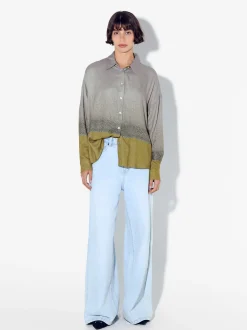 PARFOIS Camisa Estampada Multicor Cheap