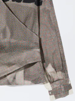 PARFOIS Camisa Estampada Cruzada Multicor Hot