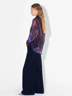 PARFOIS Camisa Estampada Lyocell Multicor Best Sale