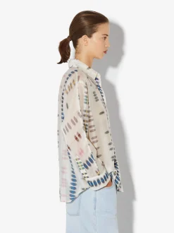 PARFOIS Camisa Estampada Lyocell Multicor Online