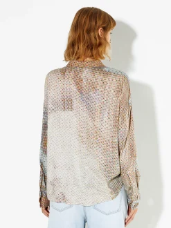 PARFOIS Camisa Estampada Manga Larga Multicor Discount