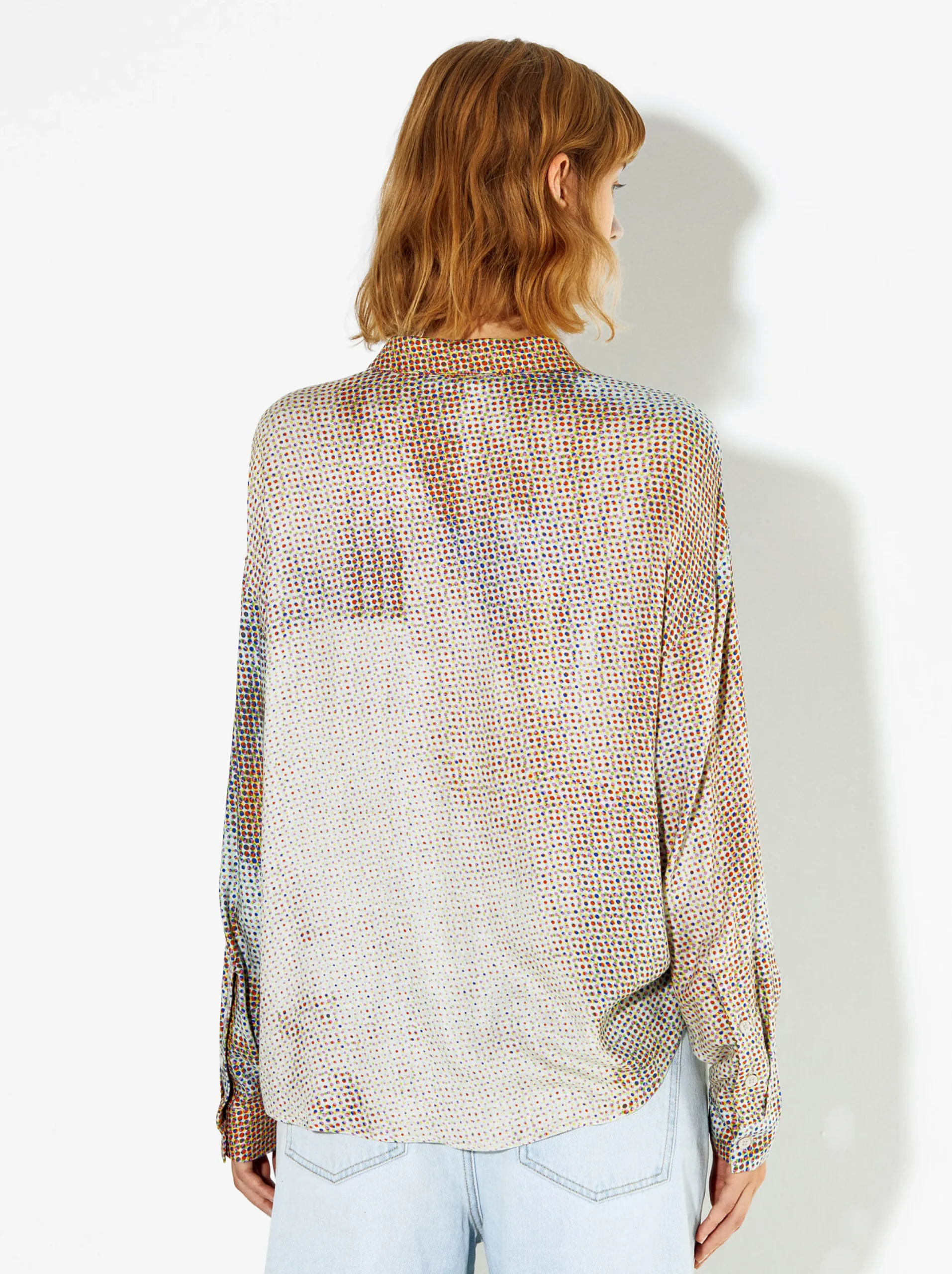 PARFOIS Camisa Estampada Manga Larga Multicor Discount