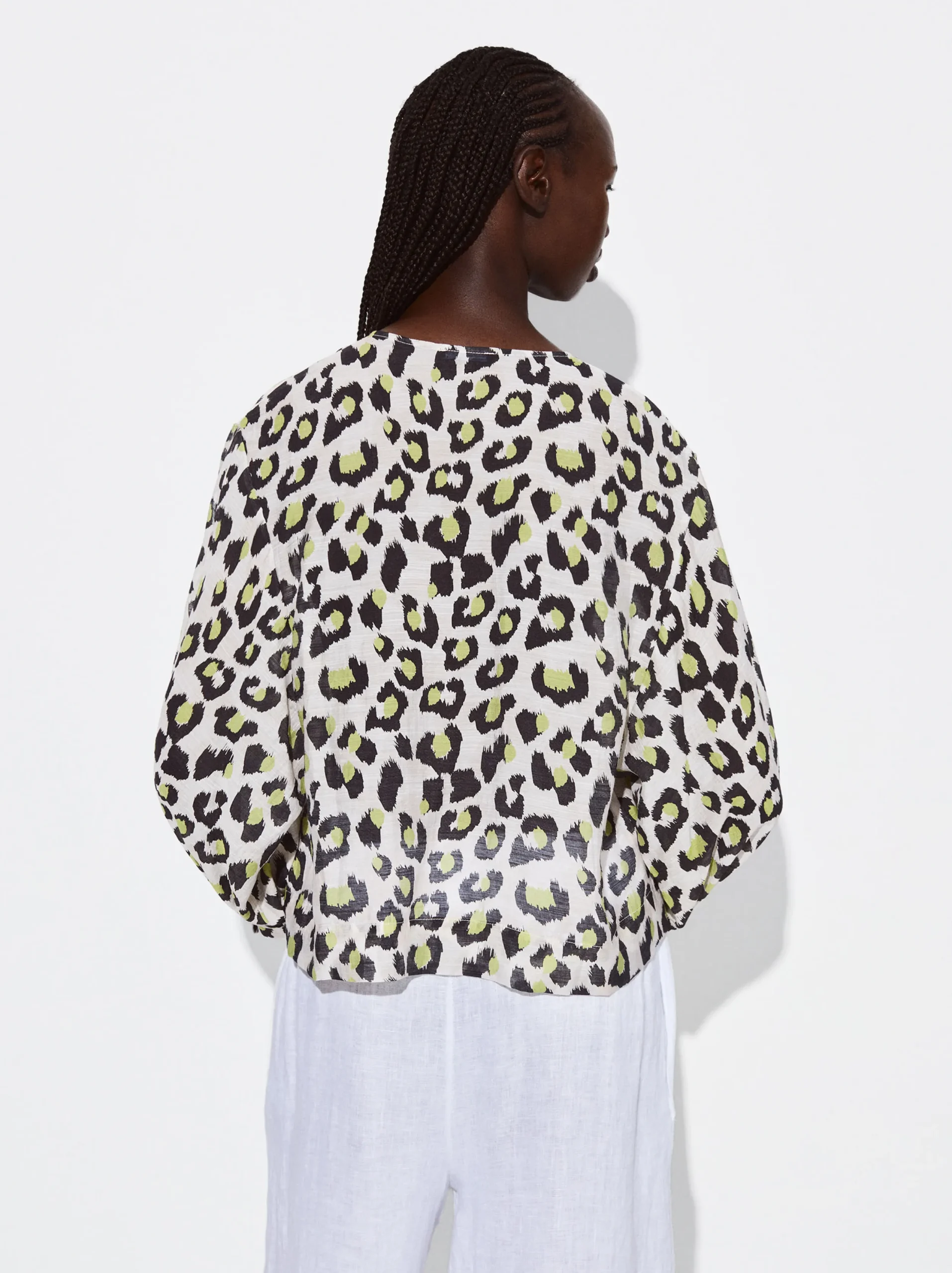 PARFOIS Camisa Estampada Manga Larga Multicor Cheap