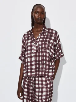 PARFOIS Camisa Fluida Estampada Multicor Shop