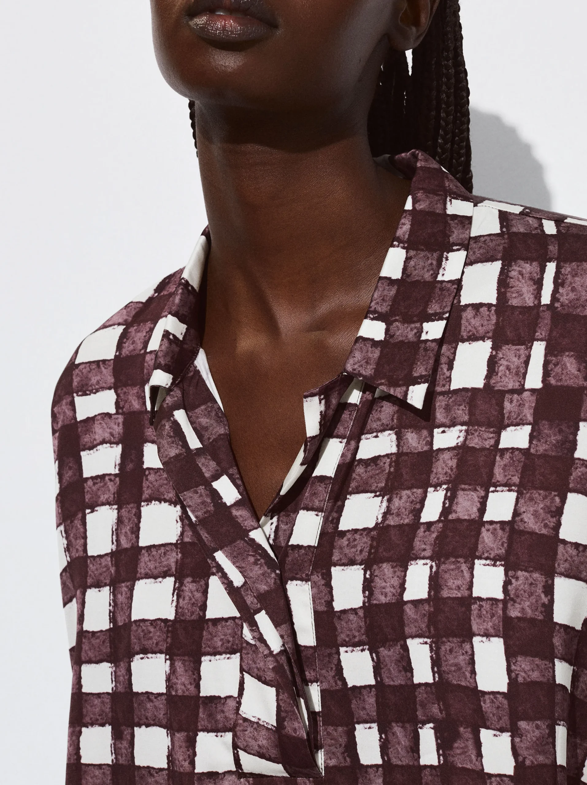 PARFOIS Camisa Fluida Estampada Multicor Shop