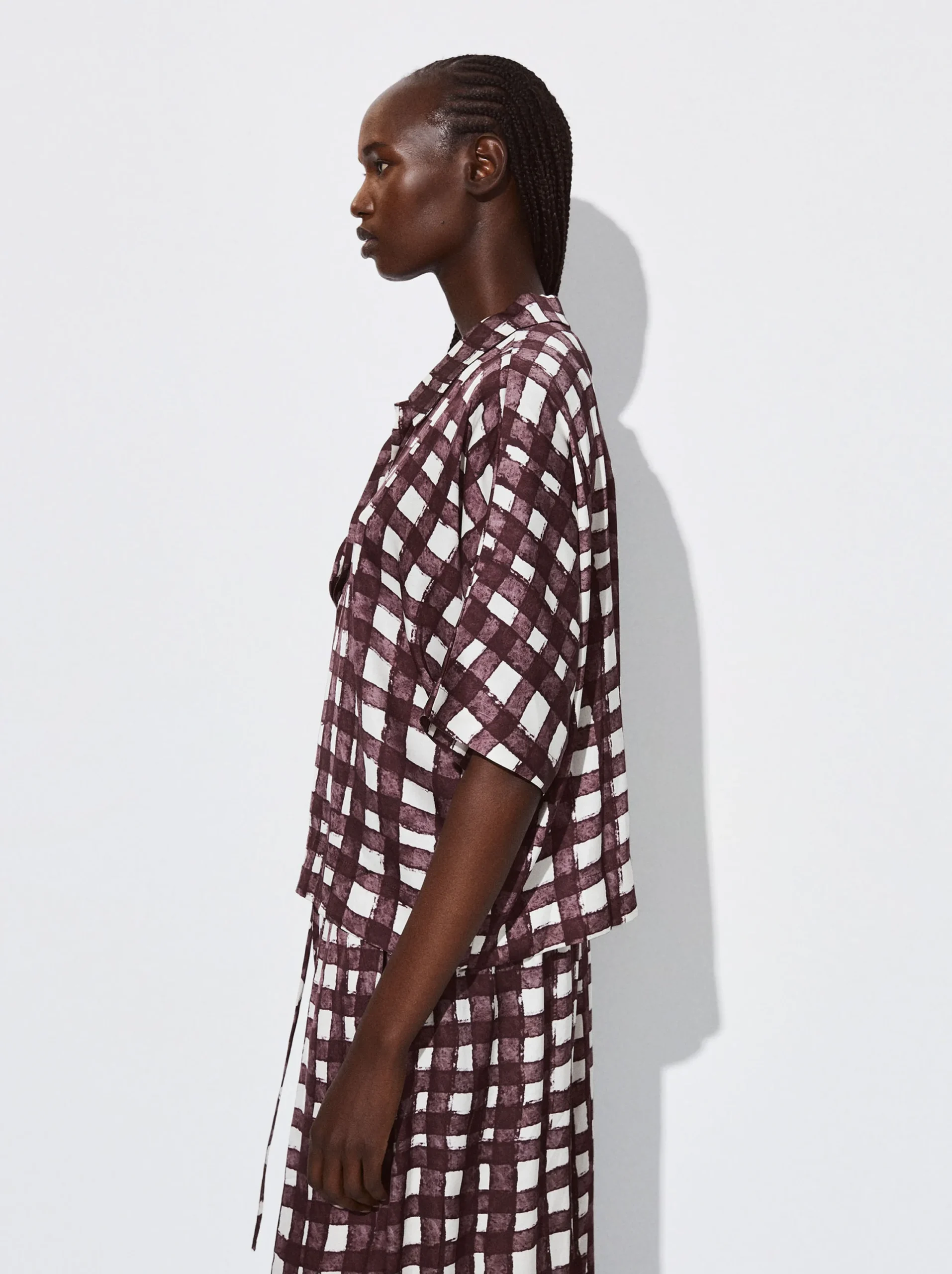 PARFOIS Camisa Fluida Estampada Multicor Shop