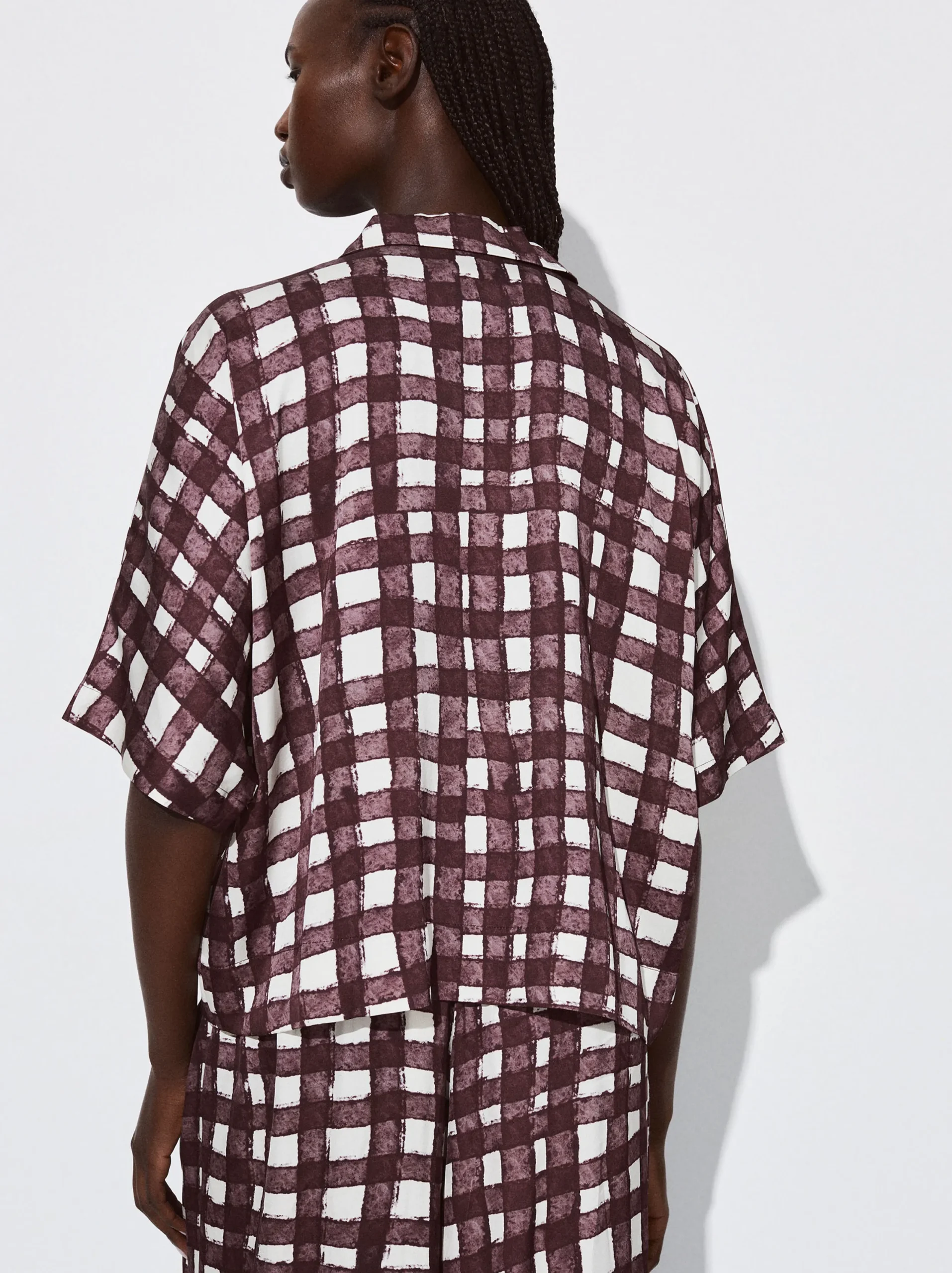 PARFOIS Camisa Fluida Estampada Multicor Shop