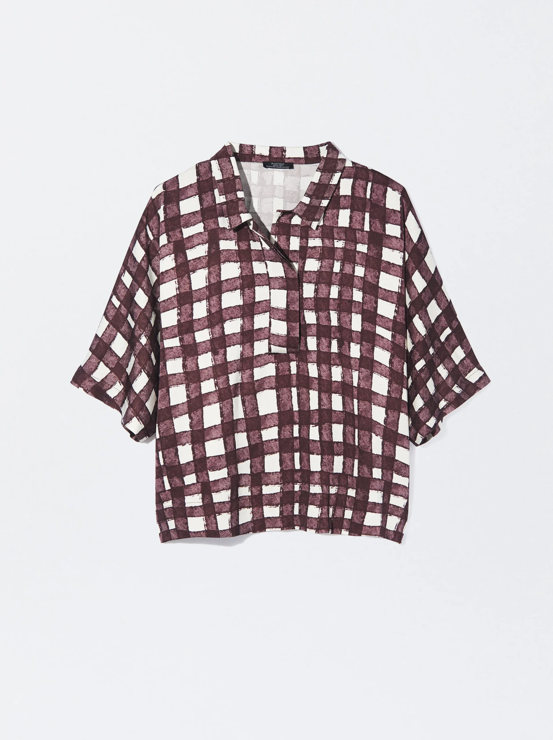 PARFOIS Camisa Fluida Estampada Multicor Shop