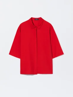 PARFOIS Camisa Manga Corta Rojo Clearance