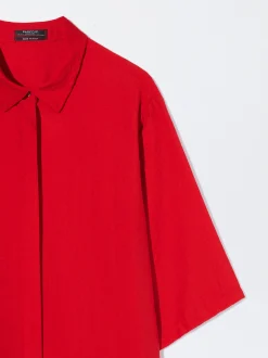 PARFOIS Camisa Manga Corta Rojo Clearance