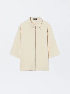 PARFOIS Camisa Manga Corta Beige Clearance