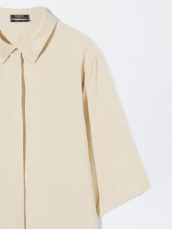 PARFOIS Camisa Manga Corta Beige Clearance