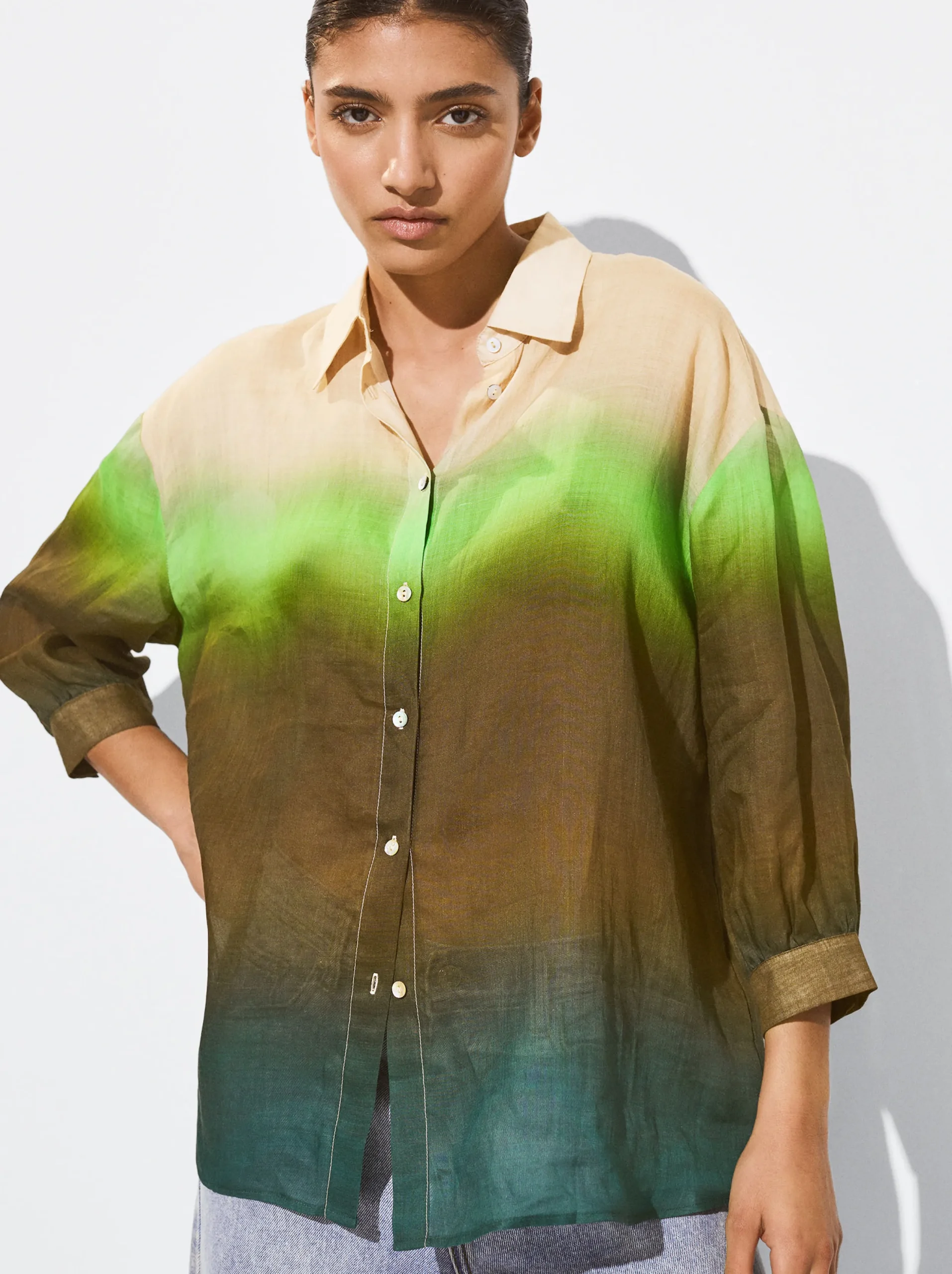 PARFOIS Camisa Ramio Tie-Dye Multicor Shop