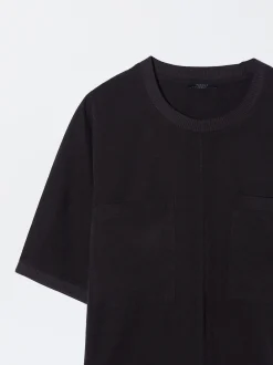 PARFOIS Camiseta 100% Lyocell Negro Flash Sale