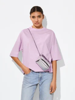 PARFOIS Camiseta Básica Violeta Clearance